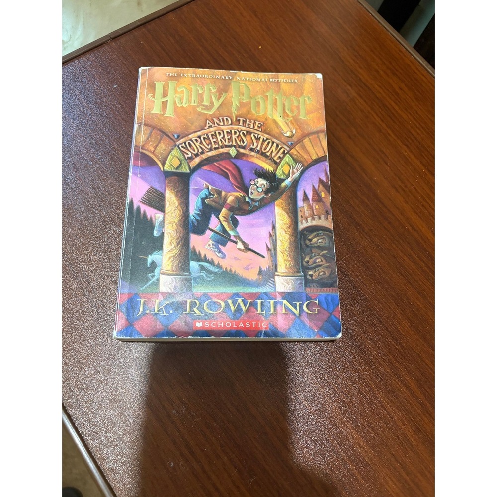 Multicolor Scholastic Harry Potter and the Sorcerer's Stone Book